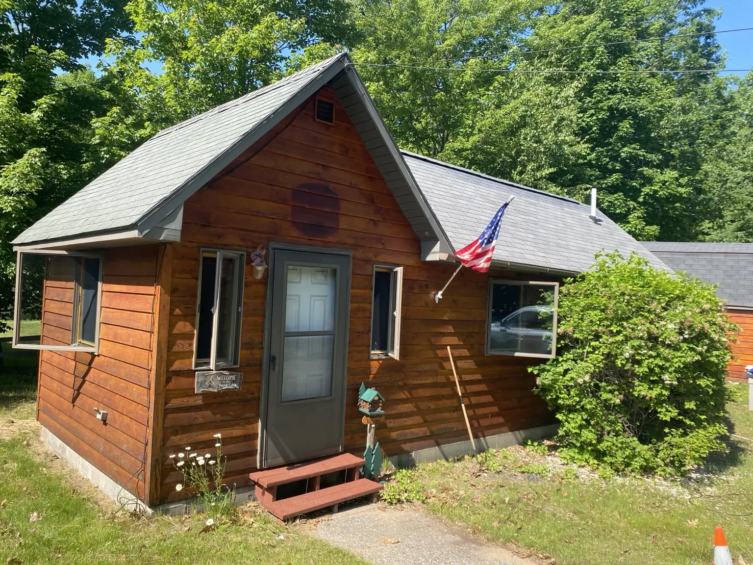 Exterior of the separate bunkhouse