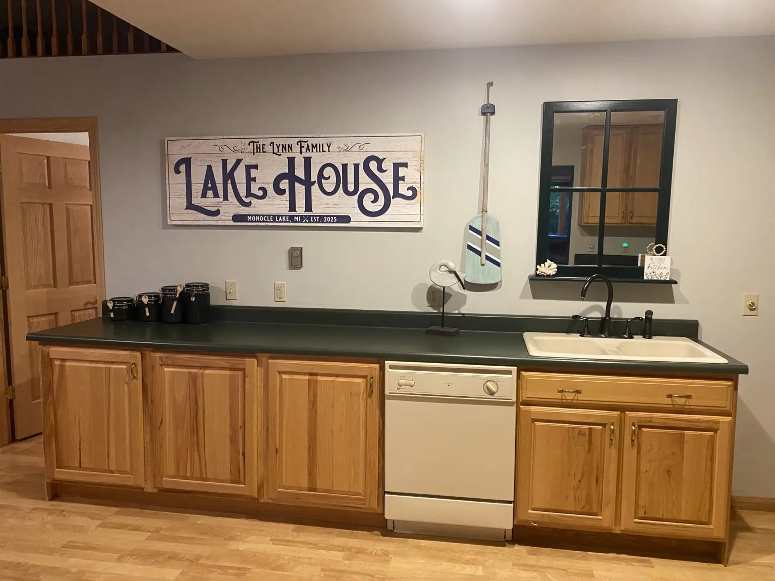 Kitchen at The Loon Hollow