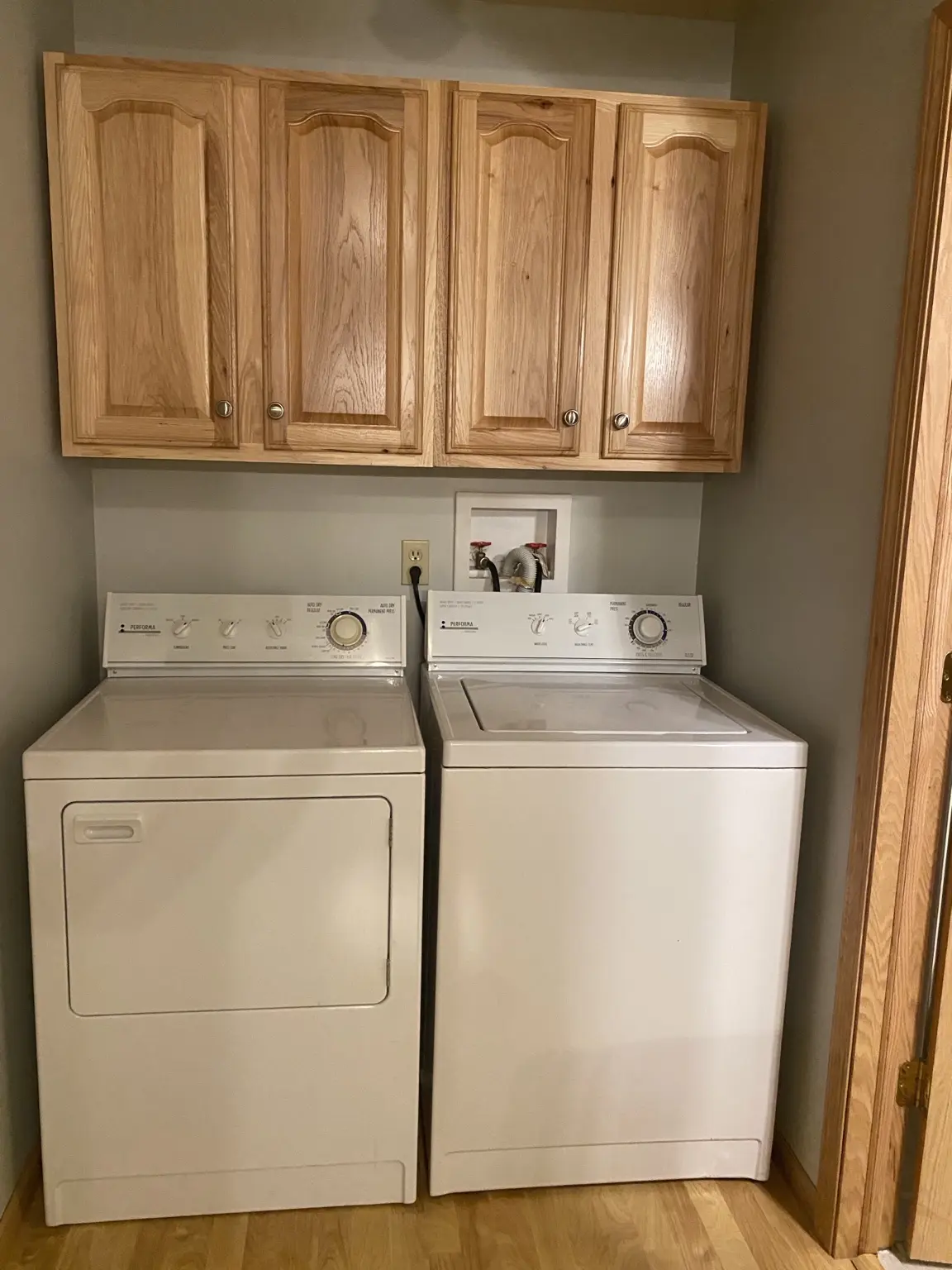 Washer and dryer