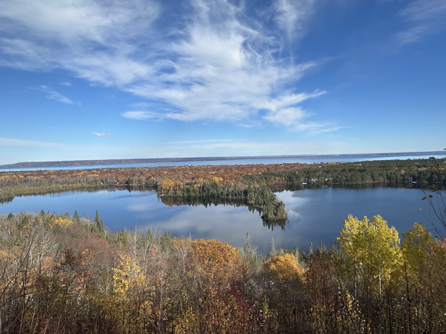 Fall overlook near Loon Hollow